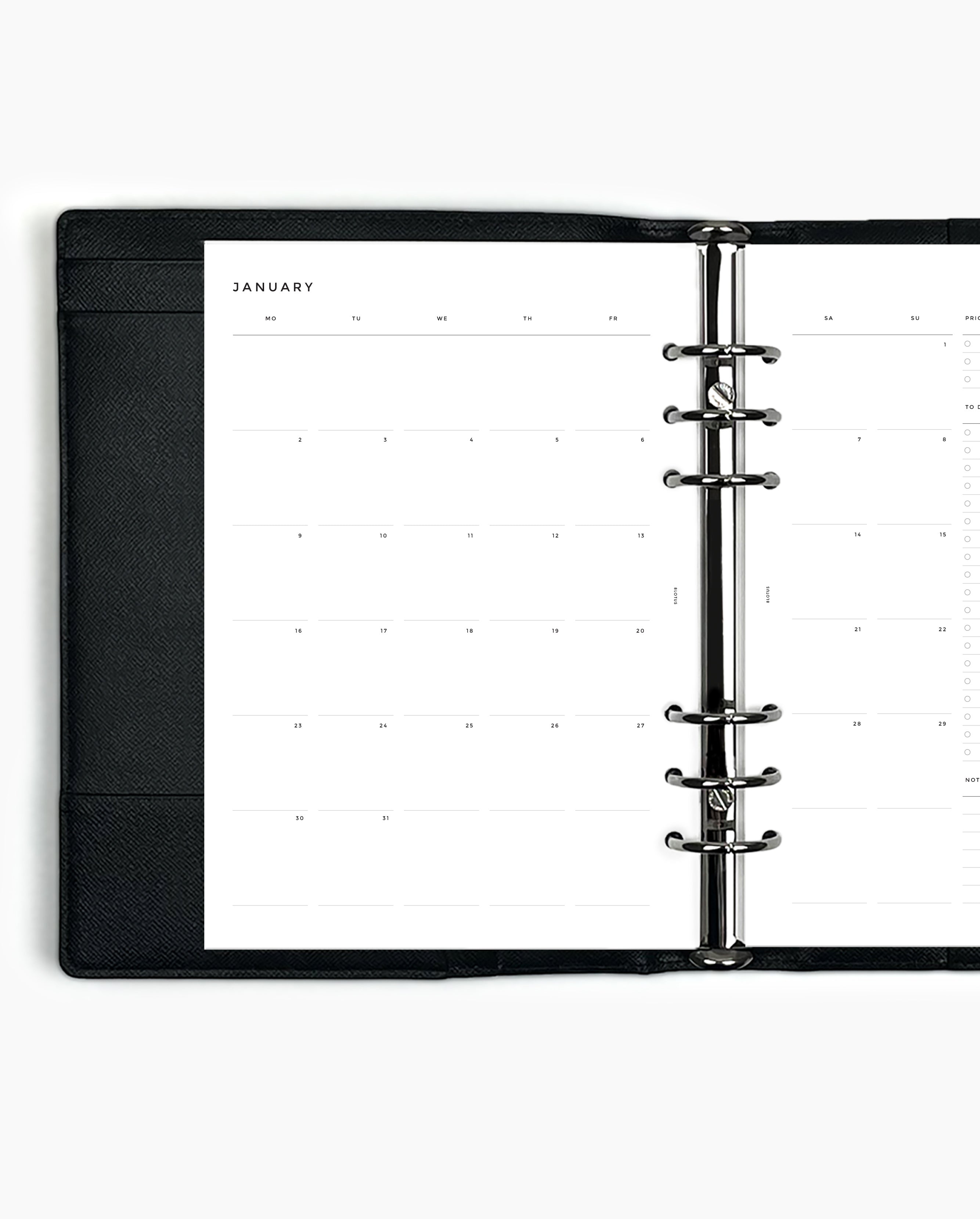 MN058 - 2023 Monthly Planner - MO4P