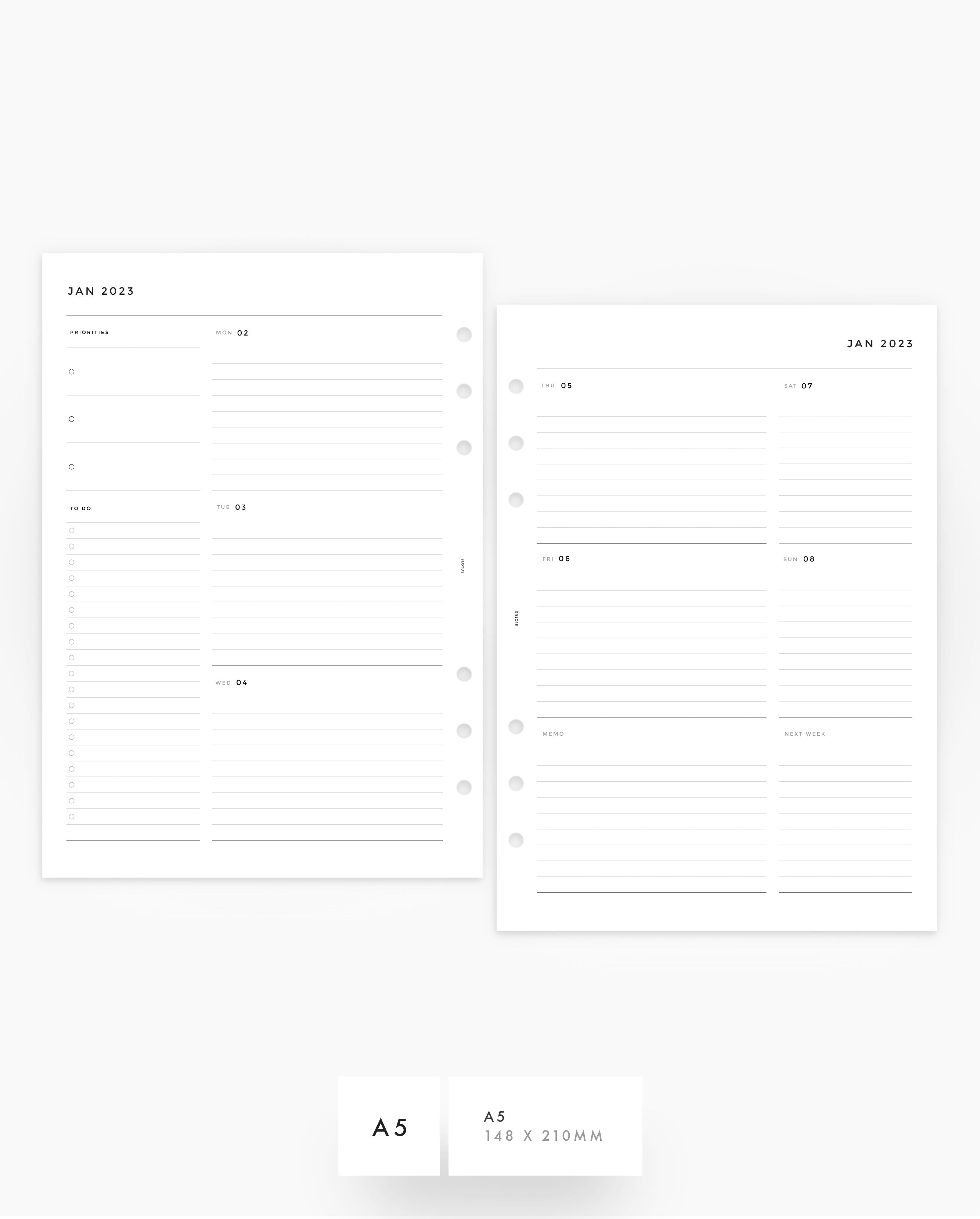MN088 - 2023 Weekly Planner - WO2P