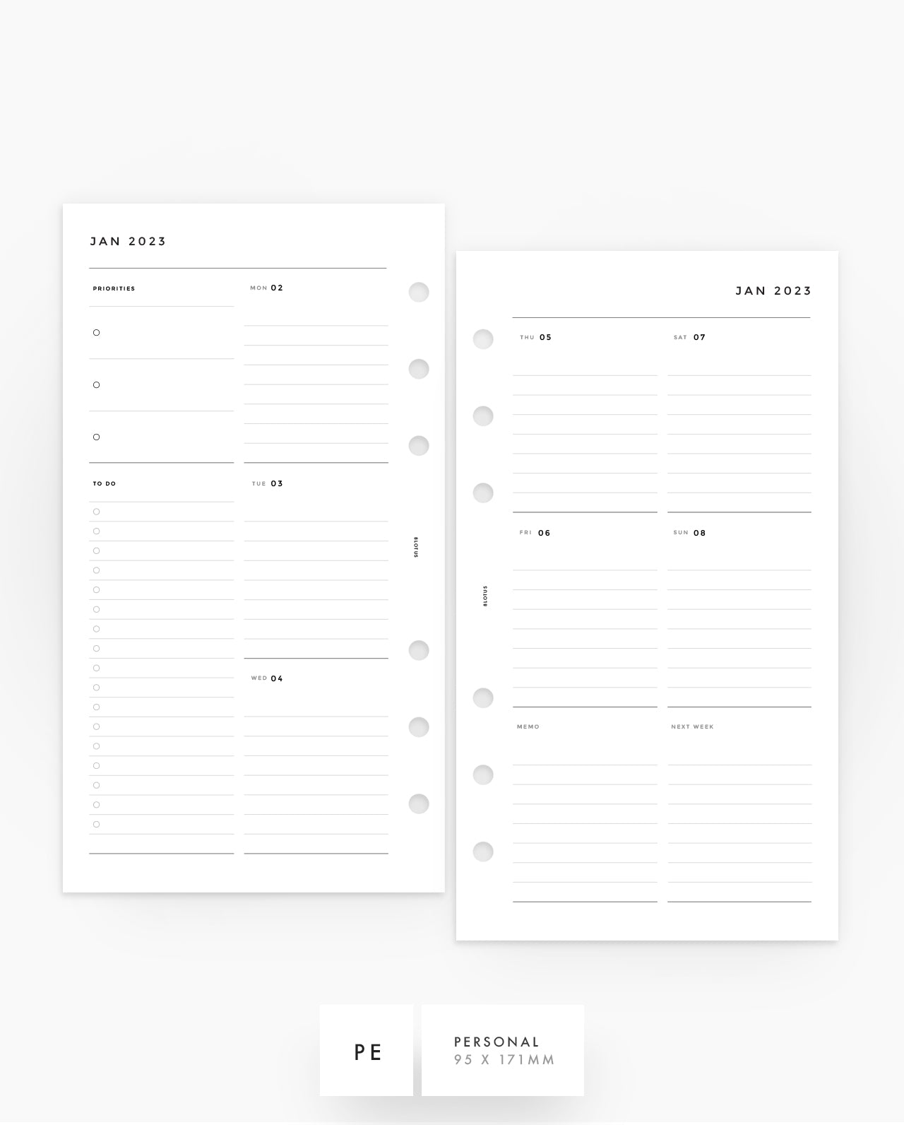 MN088 - 2023 Weekly Planner - WO2P