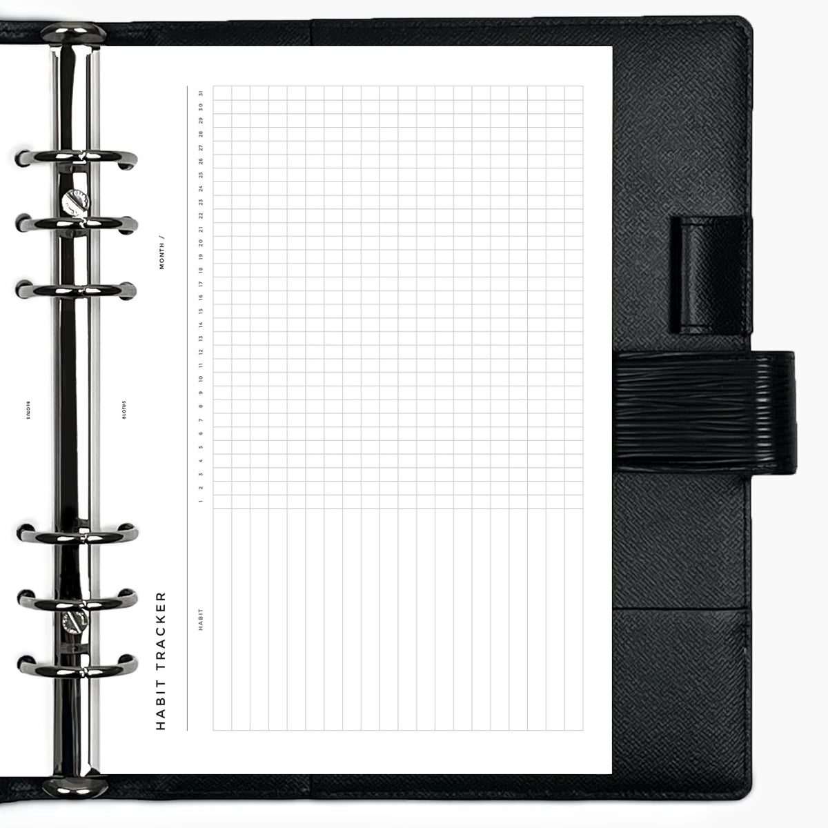 PRINTED Habit Tracker Pages | Printed Personal Planner Inserts | Printed  Louis Vuitton Agenda MM Inserts | Filofax Personal Planner Inserts