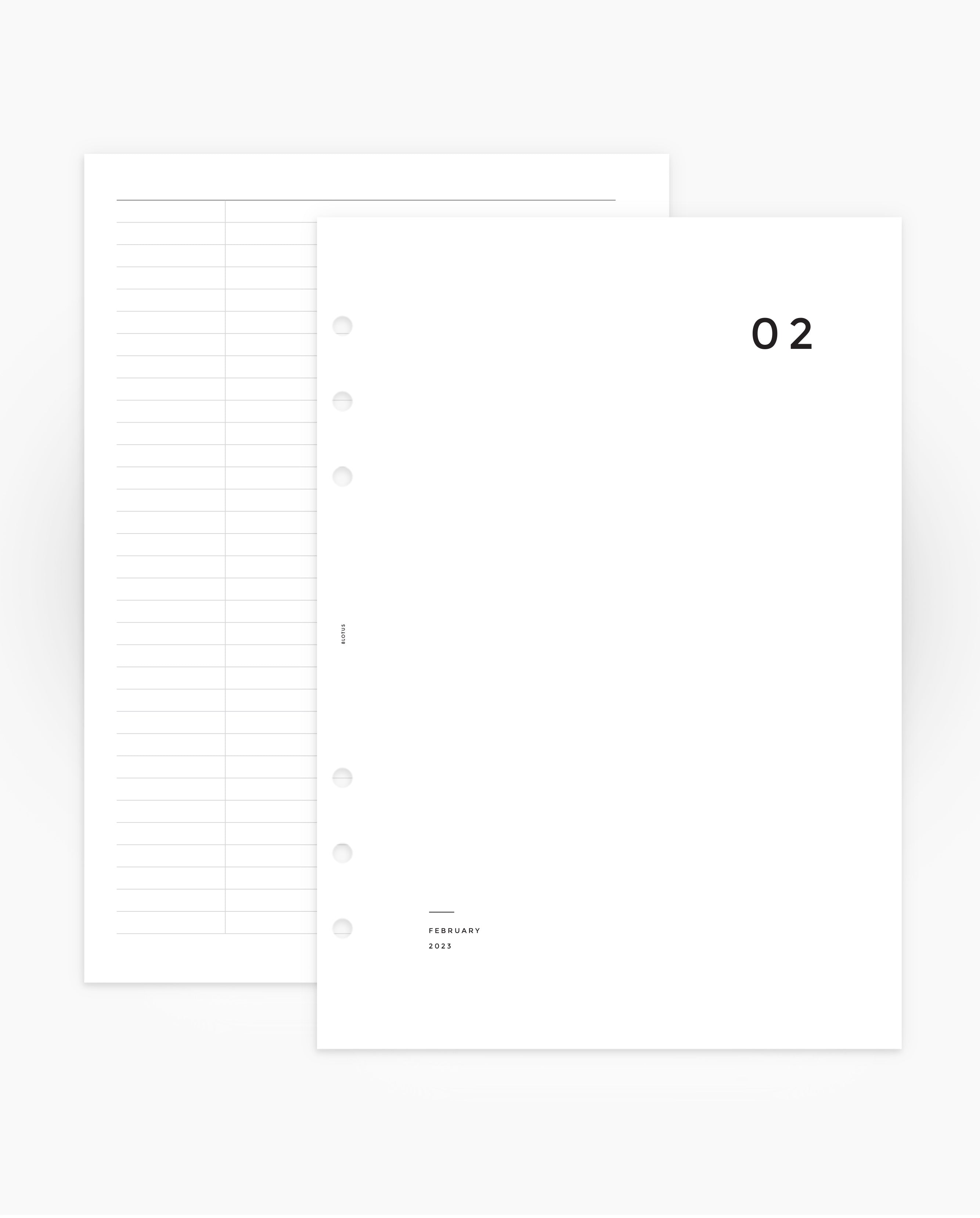 MN058 - 2023 Monthly Planner - MO4P
