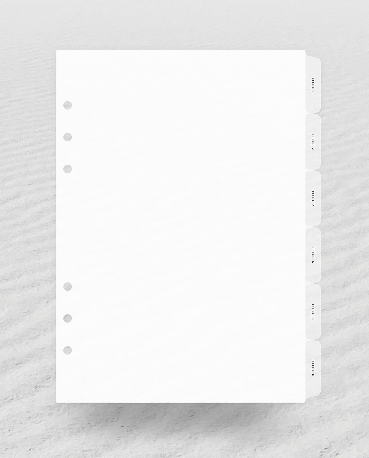 Custom Planner Side Dividers 8LOTUS