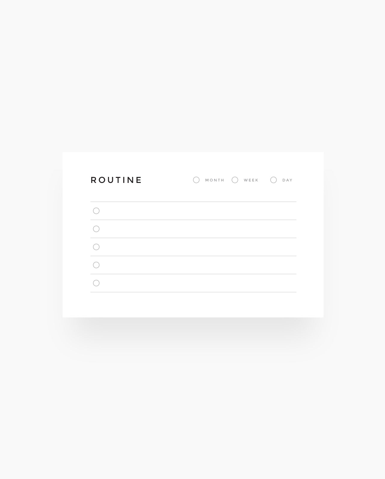 WC004 - Routine -  Wallet Cards