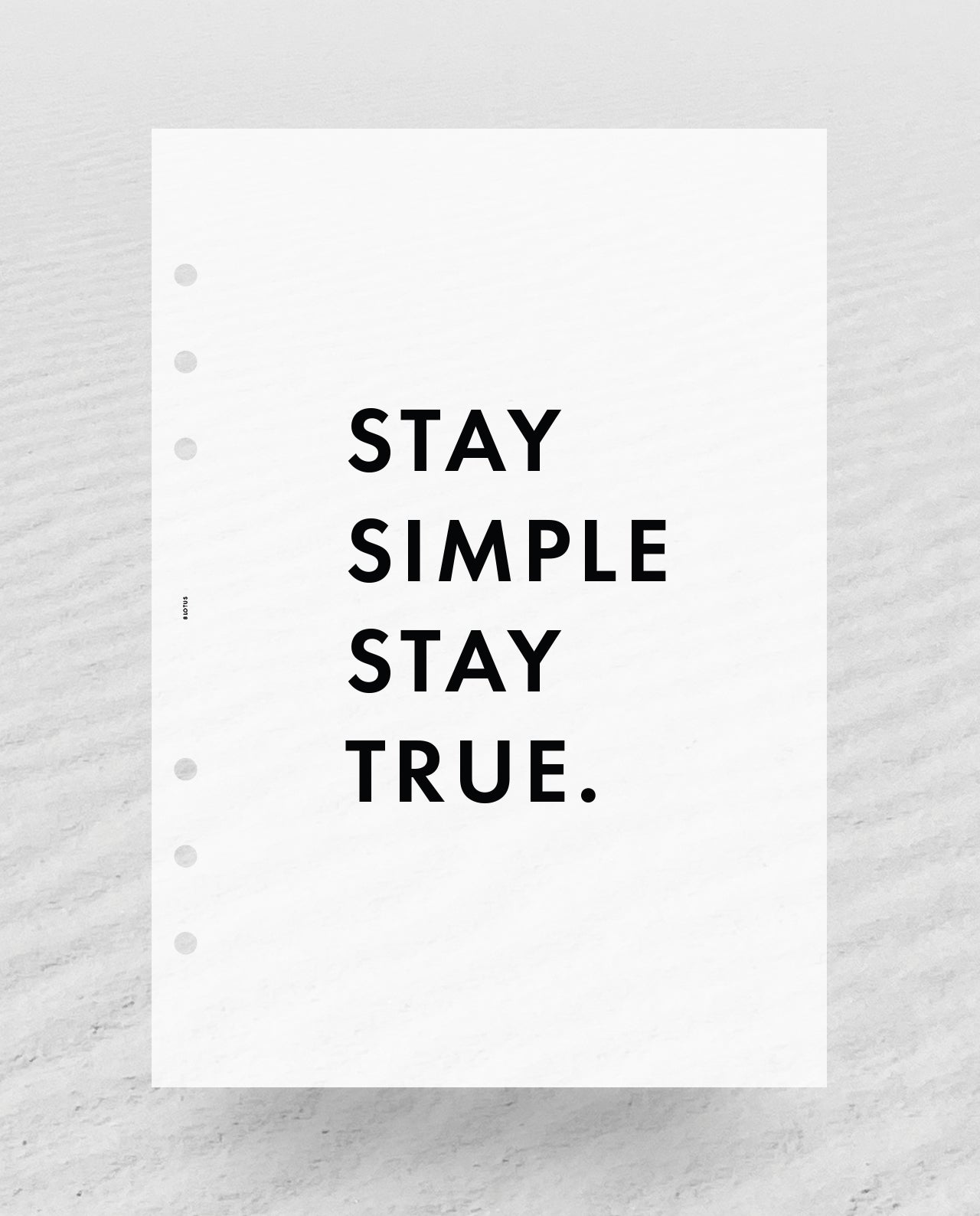 D015 - Stay Simple Stay True - Dashboard